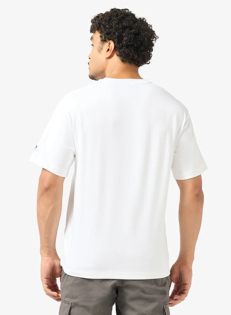 ANTA SKATE Loose lifestyle Short Sleeve Tee White